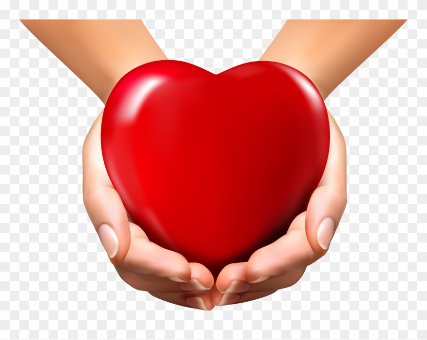 Online Hands With Heart Png Clipart Image Transparent Png