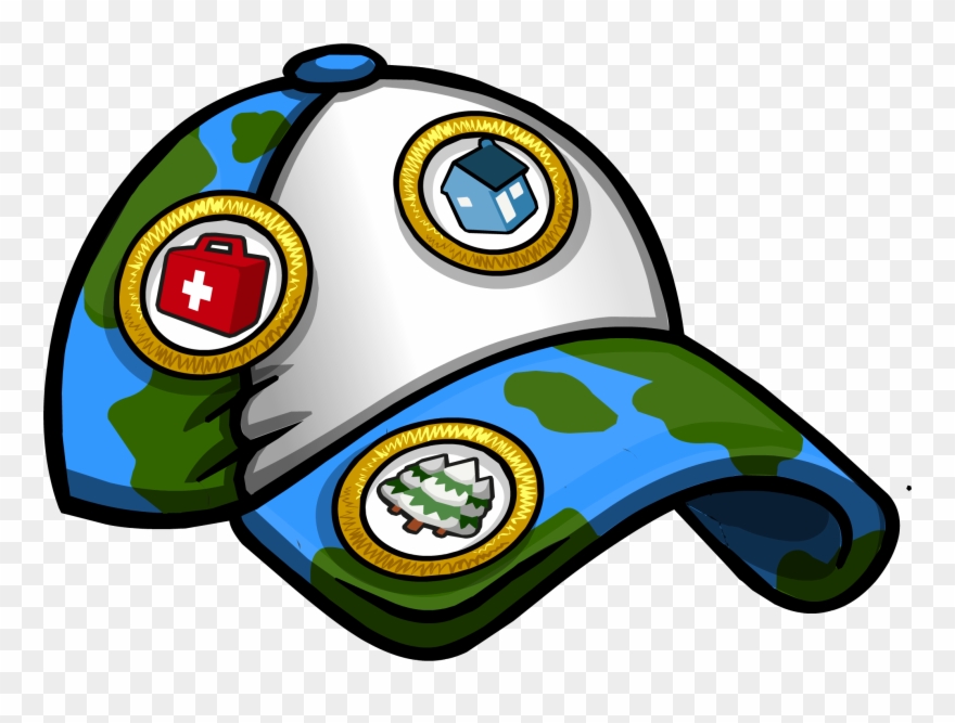 Coins For Change Cap - Club Penguin Coins For Change Hat Clipart