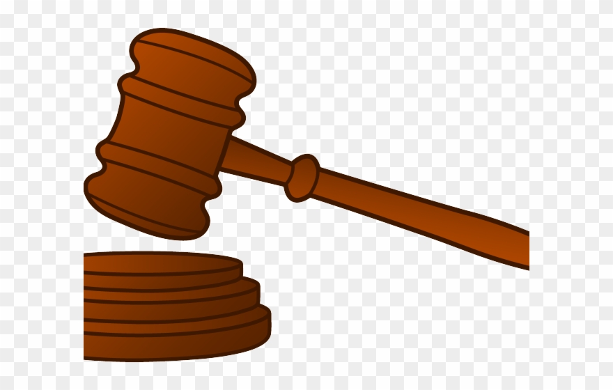 Clip Free Download Hammer Clipart Wooden Hammer - Court Mallet Clip Art - Png Download