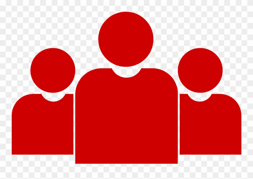 Challenge Course Campus Recreation Nebraska Group - Group Icon Red Clipart