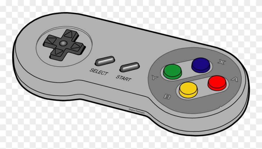 Other Popular Clip Arts - Super Nintendo Controller Cartoon - Png Download