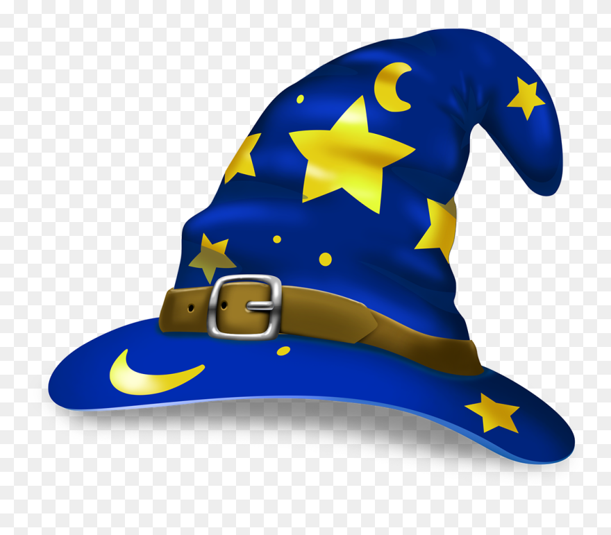 Wizard Clipart Cap - Transparent Wizard Hat Png