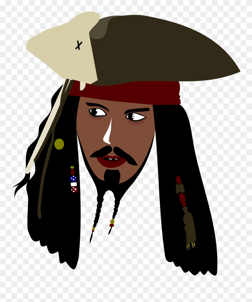 Pirate Clipart Jack Sparrow - Captain Jack Sparrow Clipart - Png Download