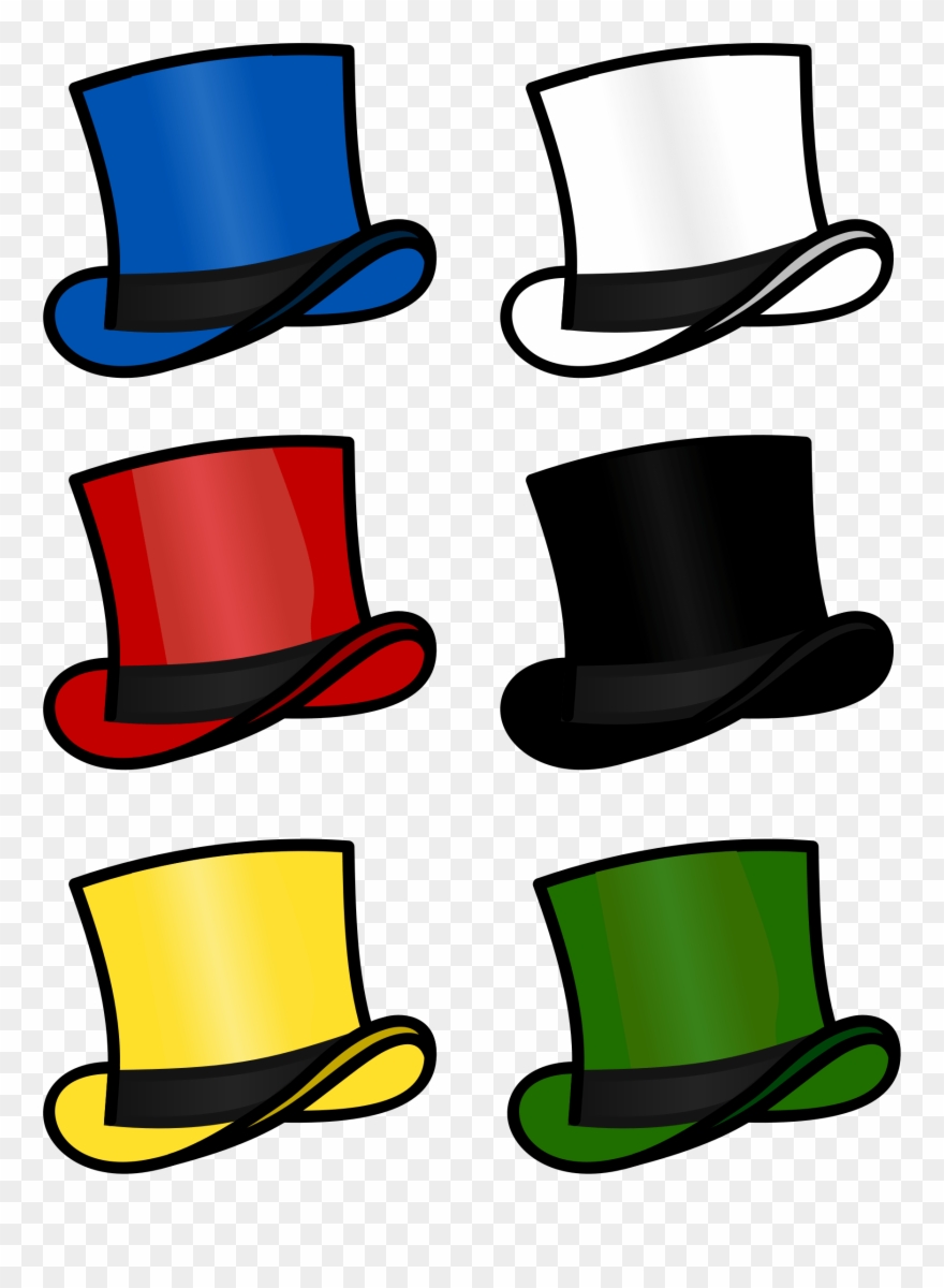 Six Thinking Hats Clothing Cap Creativity - Clip Art Of Hats - Png Download