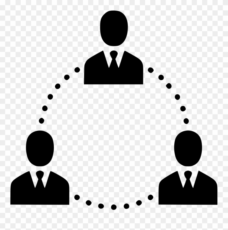 People Community Team Users Connection Svg Png - Connecting People Icon Png Clipart