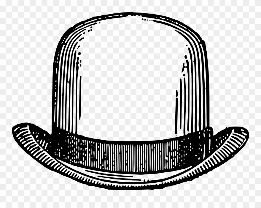 Bowler - Bowler Hat Clip Art - Png Download