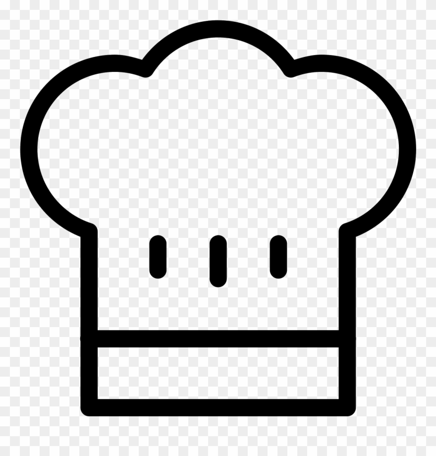 Vector Black And White Download Cap Vector White - Chef Hat Vector Png Clipart