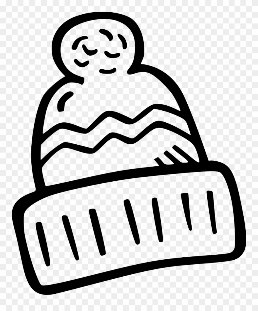 Winter Hat Comments - Christmas Day Clipart