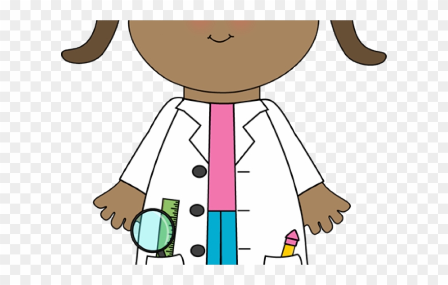 Girl Clipart Scientist - Ferme De La Marque - Png Download