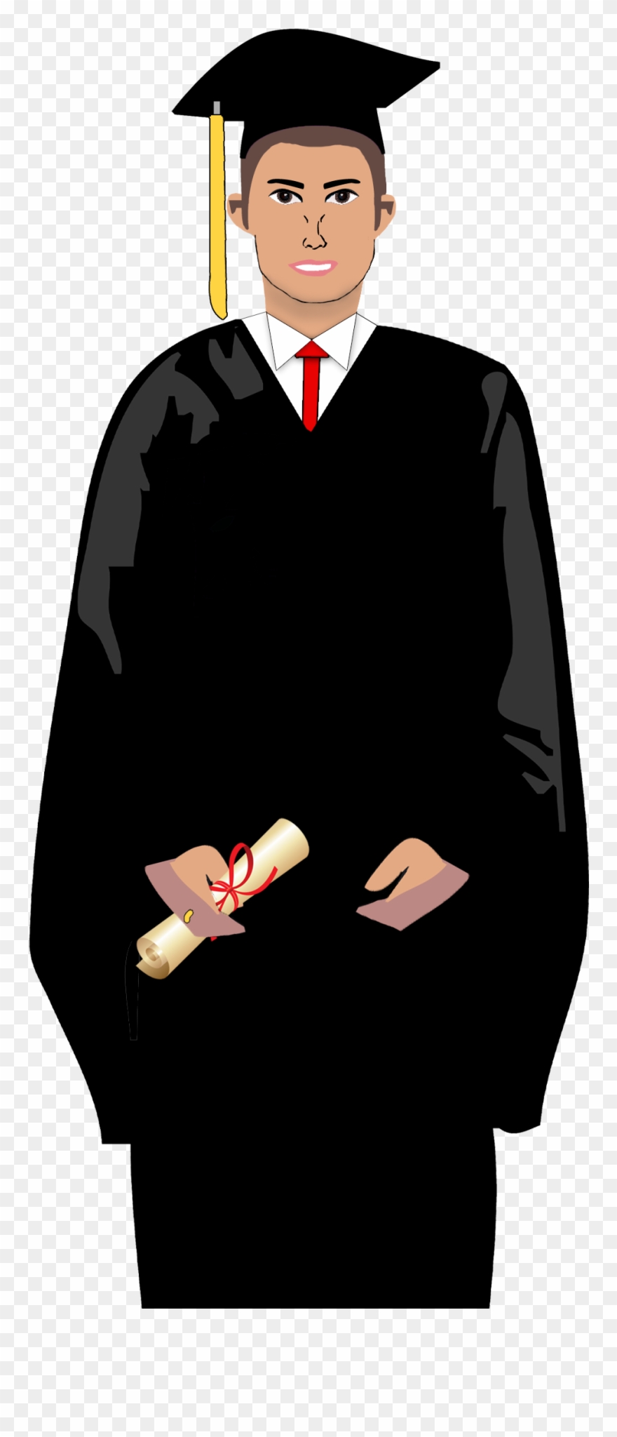 Graduation Ceremony Formal Wear Clipart