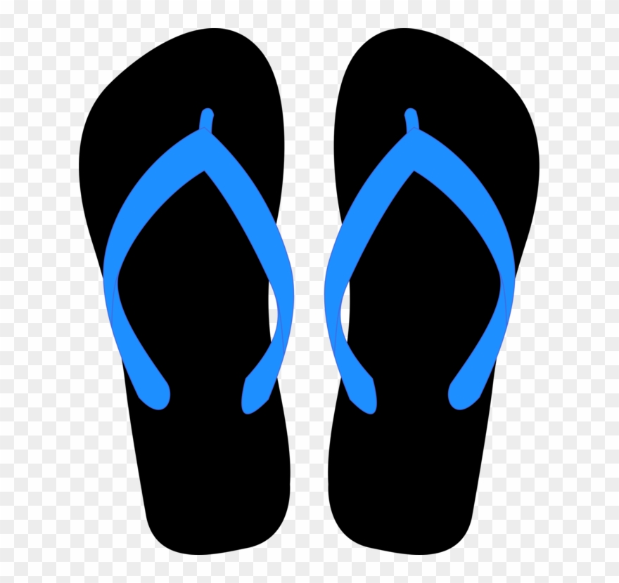Flip-flops Sandal Image File Formats Computer Icons - Flip Flops Transparent Background Clipart