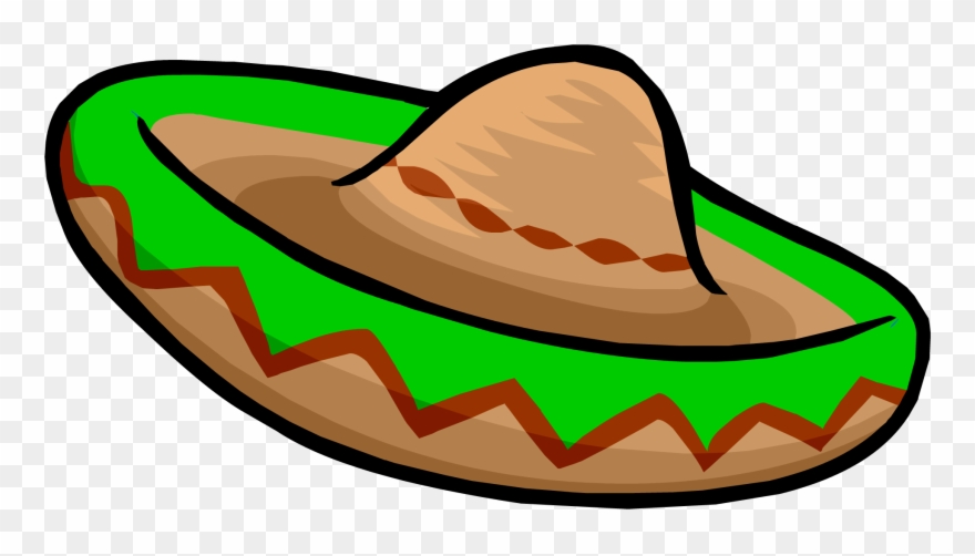Festive Sombrero Club Penguin Wiki The Free Editable - Club Penguin Sombrero Clipart