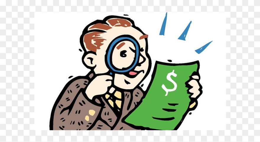 Man Looking At Budget - Budget Approved Clipart