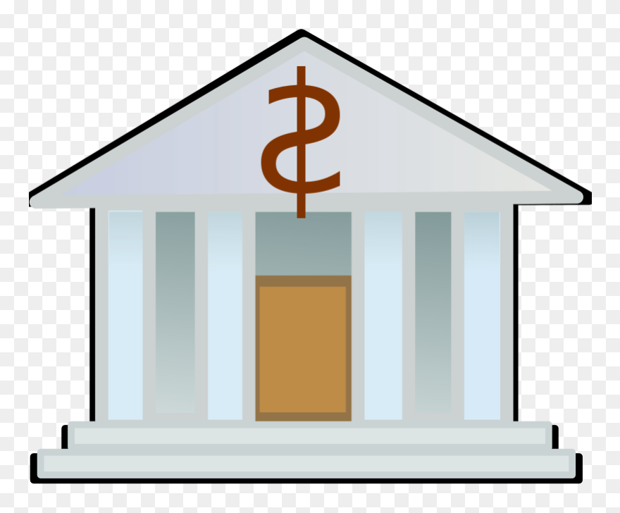 Finance Clipart Budget - Cartoon Bank Png Transparent Png