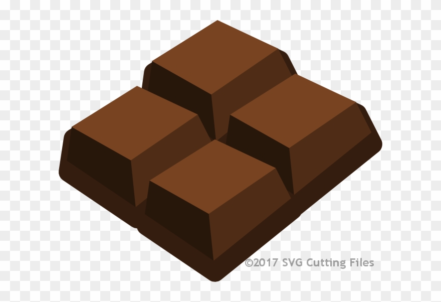 Dollar Downloads Chunk Of Chocolates - Chocolate Clipart