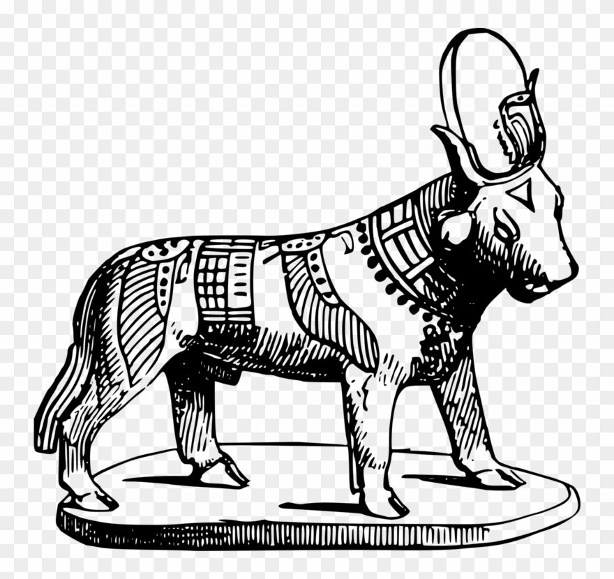 Ancient Egyptian Deities Apis Sacred Bull Ancient Egyptian - Apis Egyptian God Clipart
