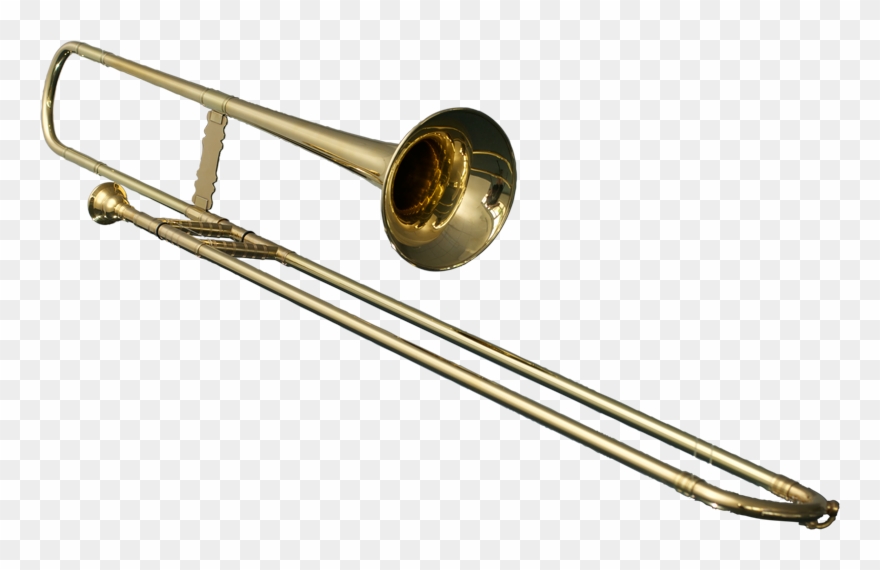 Trombone Transparent Clip Art Freeuse Library - Png Download