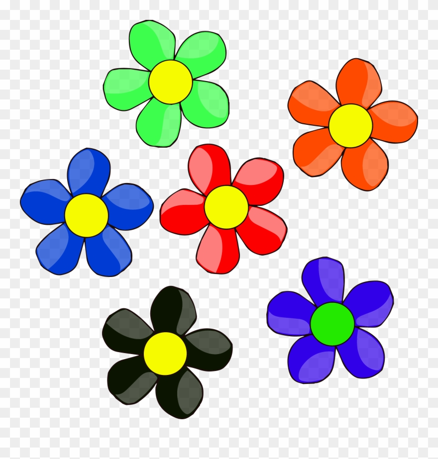 6 Daisy Flower Clip Art Png Clipart - Flower Clip Art Transparent Png