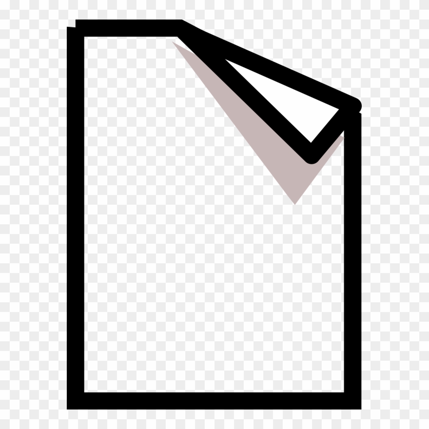 Trombone Clip Art - Piece Of Paper Icon - Png Download