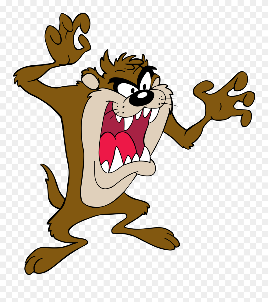 Download Graphic Transparent Clip Art Free Panda Images - Looney Tunes Tasmaniandevil - Png Download