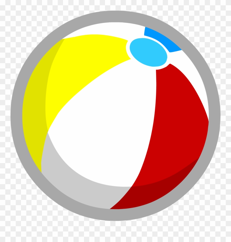 Free Ball Clip Art - Beach Ball Emoji Transparent - Png Download