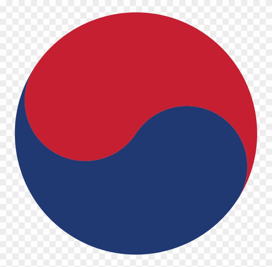 Flag Of South Korea Joseon Korean War Taegeuk - South Korean Flag Yin Yang Clipart