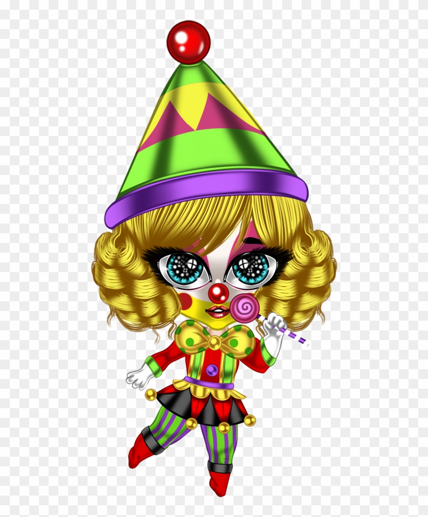 Little Clown Doll Clipart