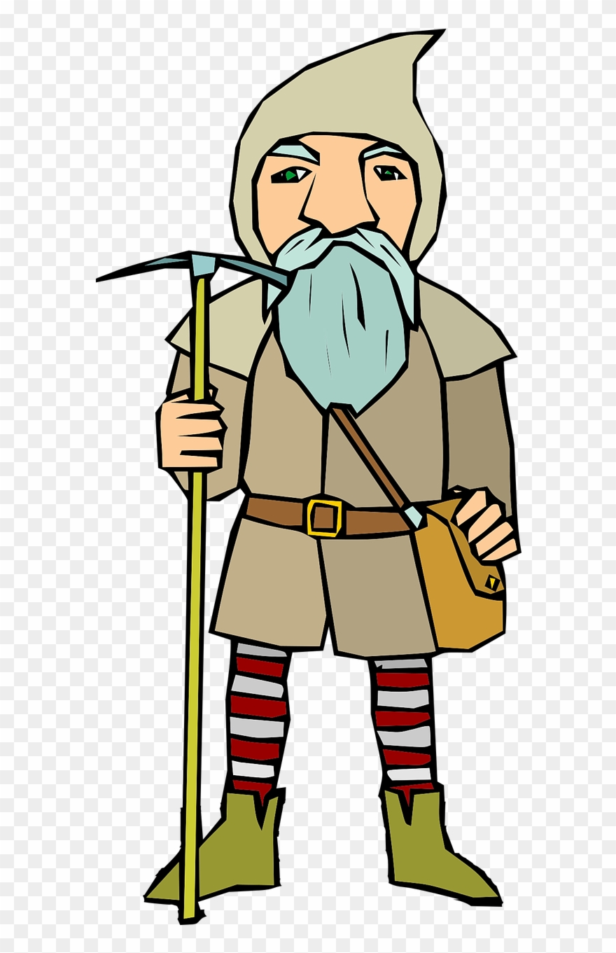Gnome Fantasy Beard - Povesti Scurte Clipart