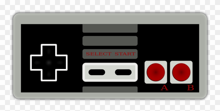 Free Clipart - Nintendo 8 Bit Controller - Png Download