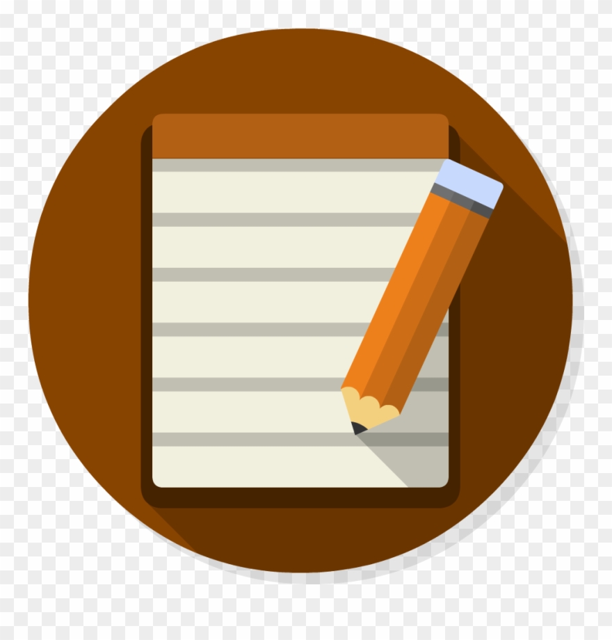 Notes Icon Flat Images - Notes Icon Clipart