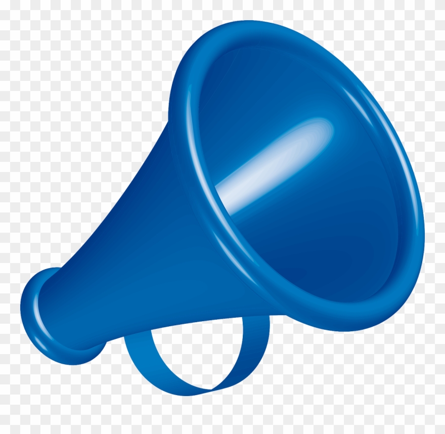 Free Image On Pixabay Blue Instrument Sound - Megaphone Blue Clipart