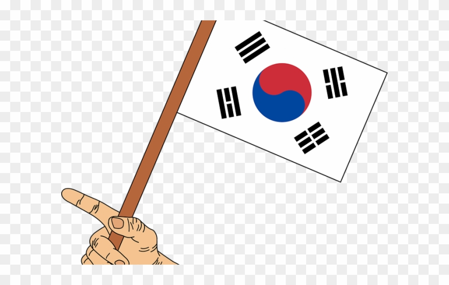 South Korea Clipart Png - Korean And Japanese Flag Transparent Png