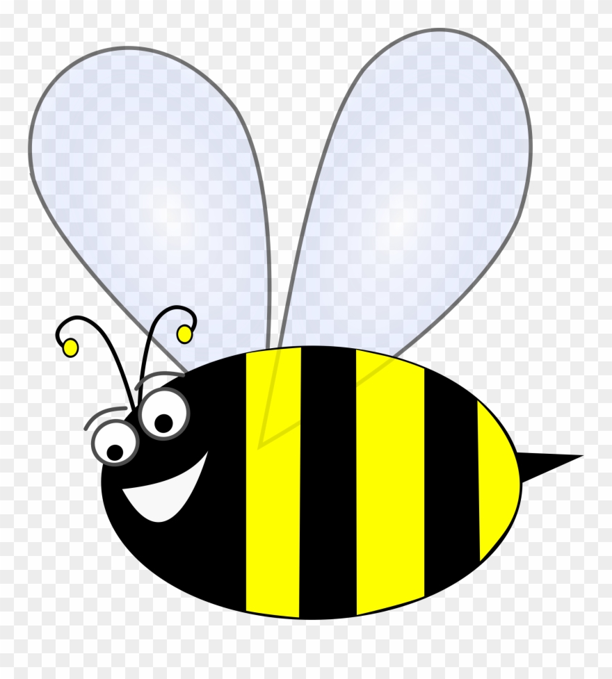 Clip Art Stock Bumble Bee Flying Clipart - Png Download