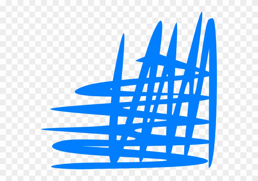 Blue Cross Hatch Shading Top Left Corner Svg Clip Arts - Png Download