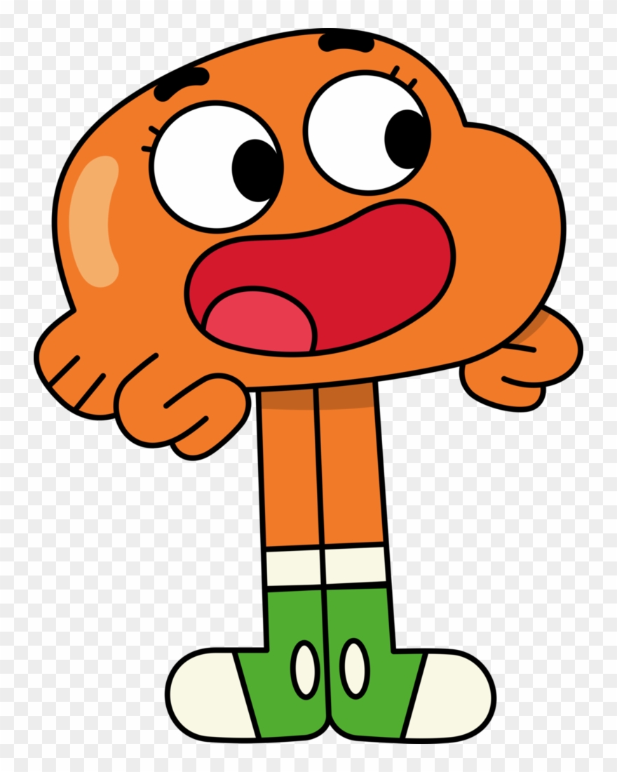Gumball Clipart Cartoon - Amazing World Of Gumball Darwin - Png Download