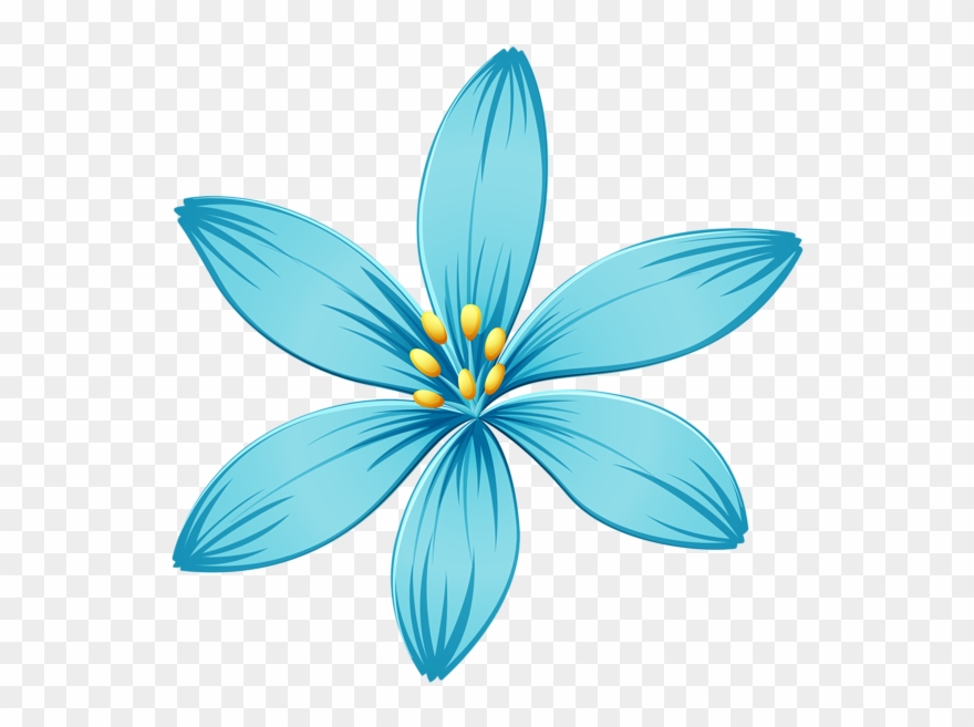 Blue Flower Png, Blue Flowers, Flower Png Images, Indian - Clear Background Blue Flower Clipart Transparent Png