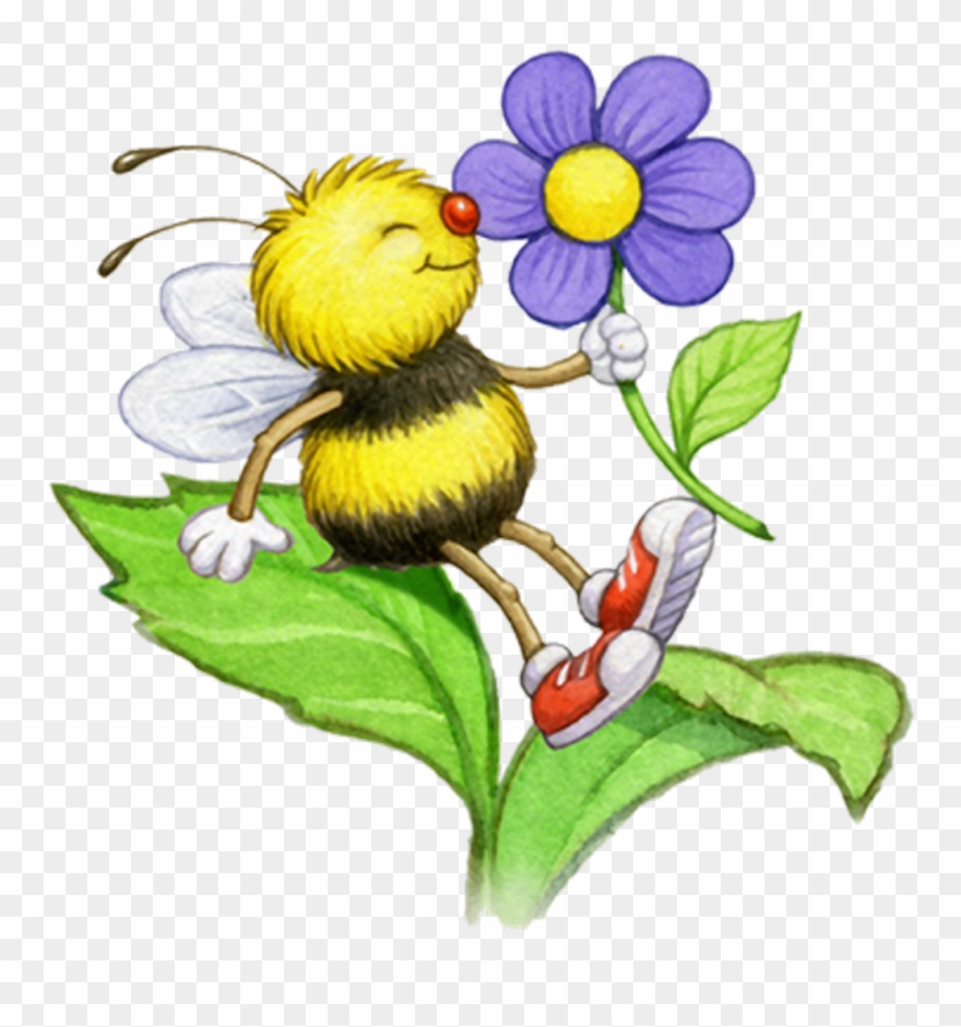 0 88137 5d01b502 Orig - Bee And Butterfly Clipart - Png Download