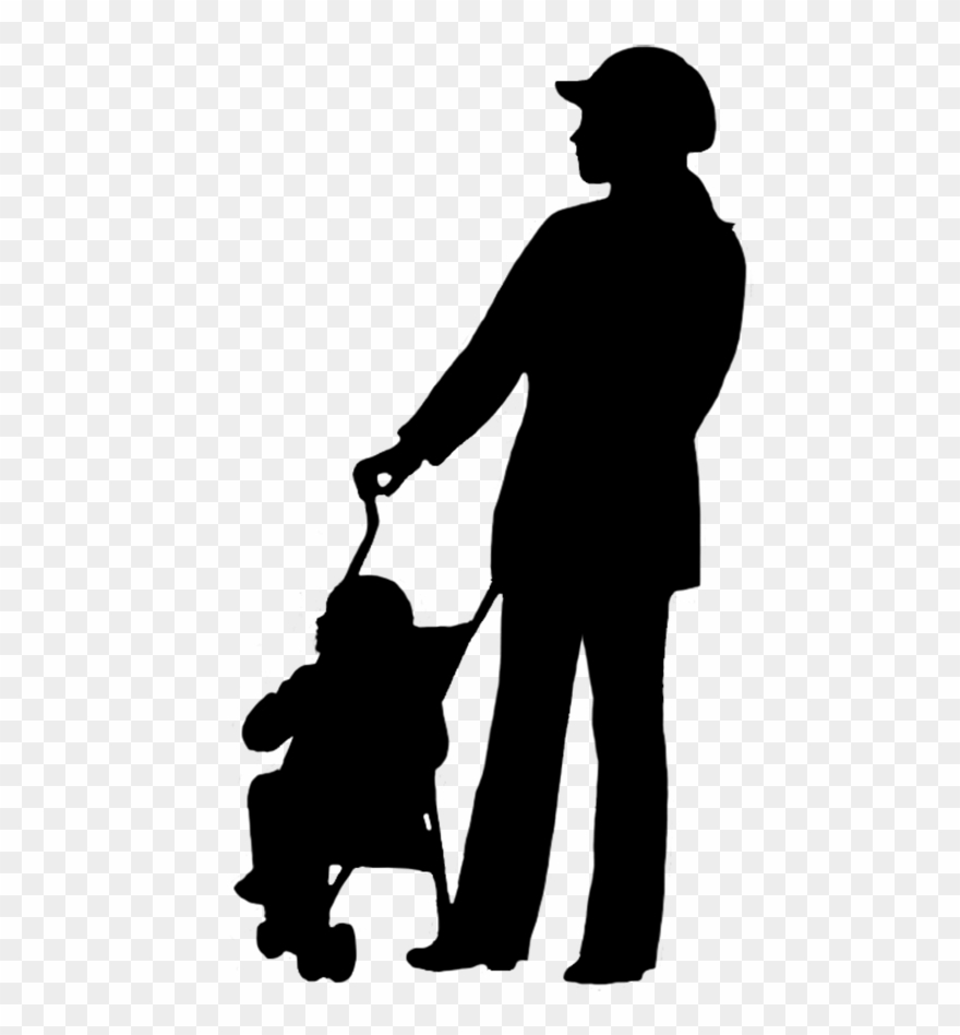 Silhouettes Of People Silhouette Clipart Bridal Shower - Png Download