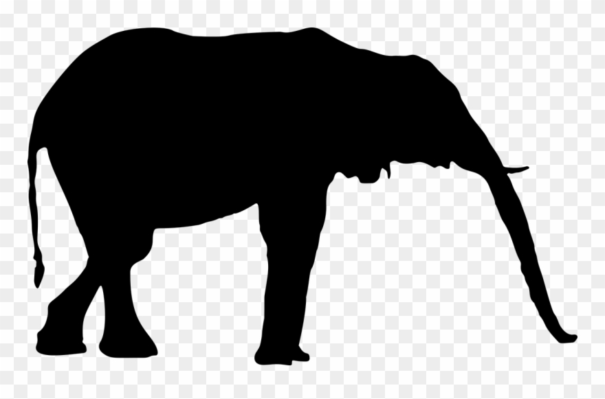 Onlinelabels Clip Art Elephant - Elephant - Png Download