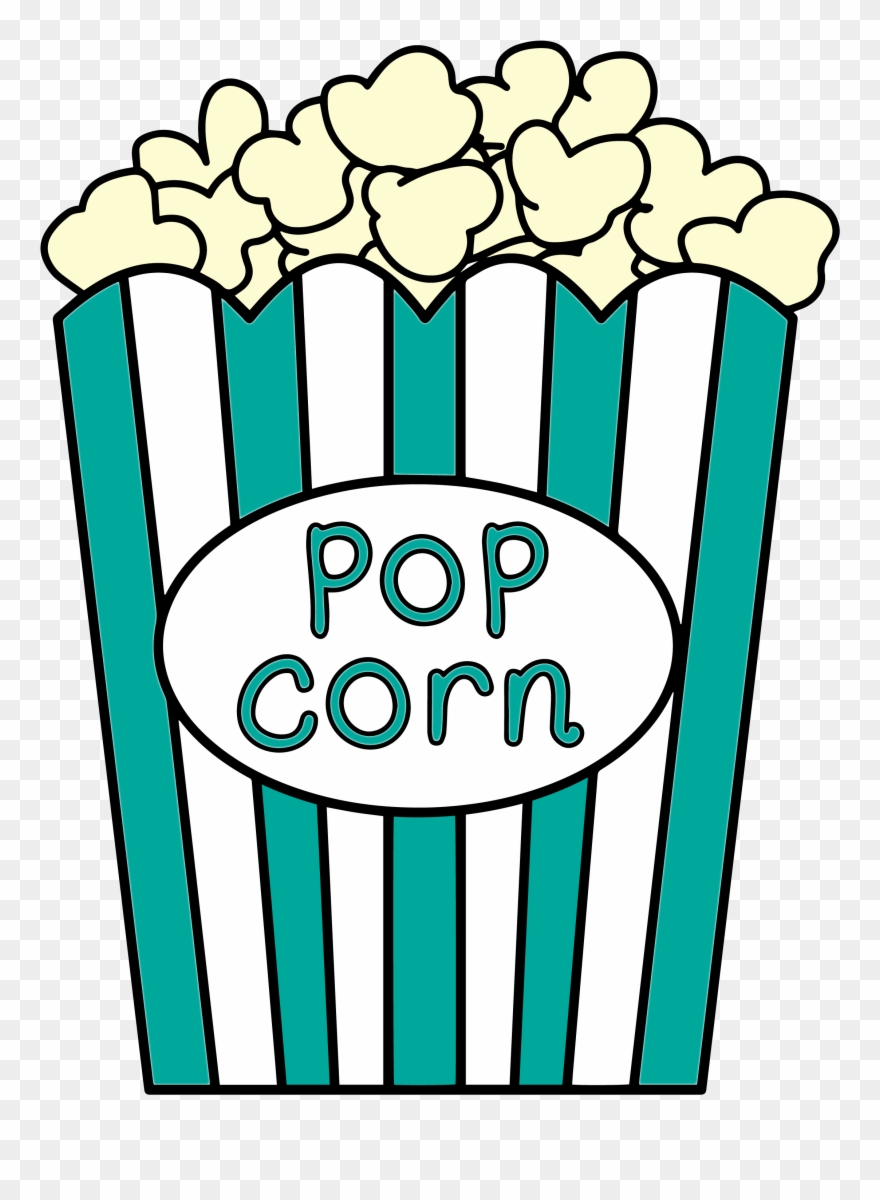 *✿**✿*al Cine*✿**✿* - Popcorn Bag Clipart - Png Download