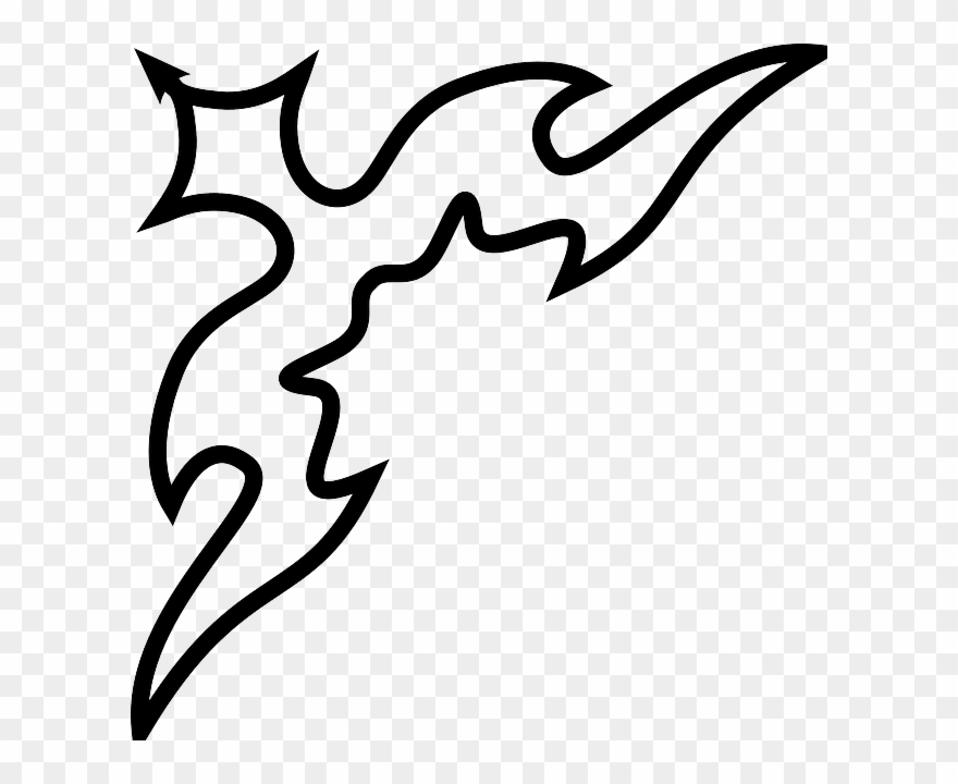 Free Download Tribal Designs Corner Clipart Clip Art - Tribal Corner - Png Download