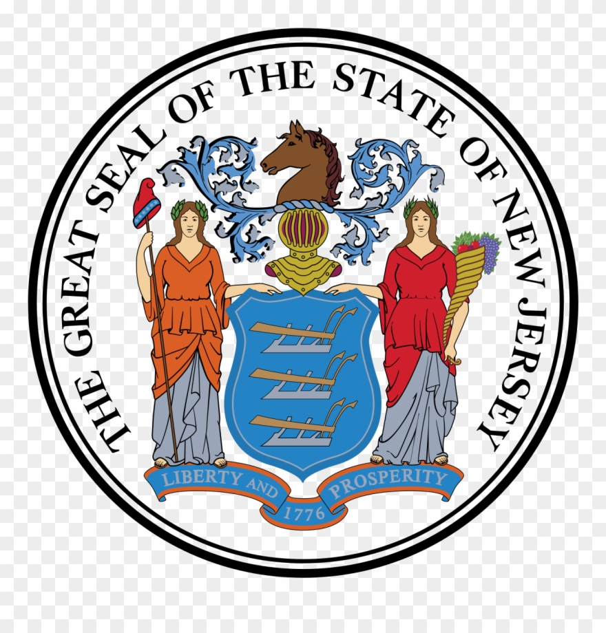 Image Free Download New Jersey Legislature Wikipedia - New Jersey Seal Clipart