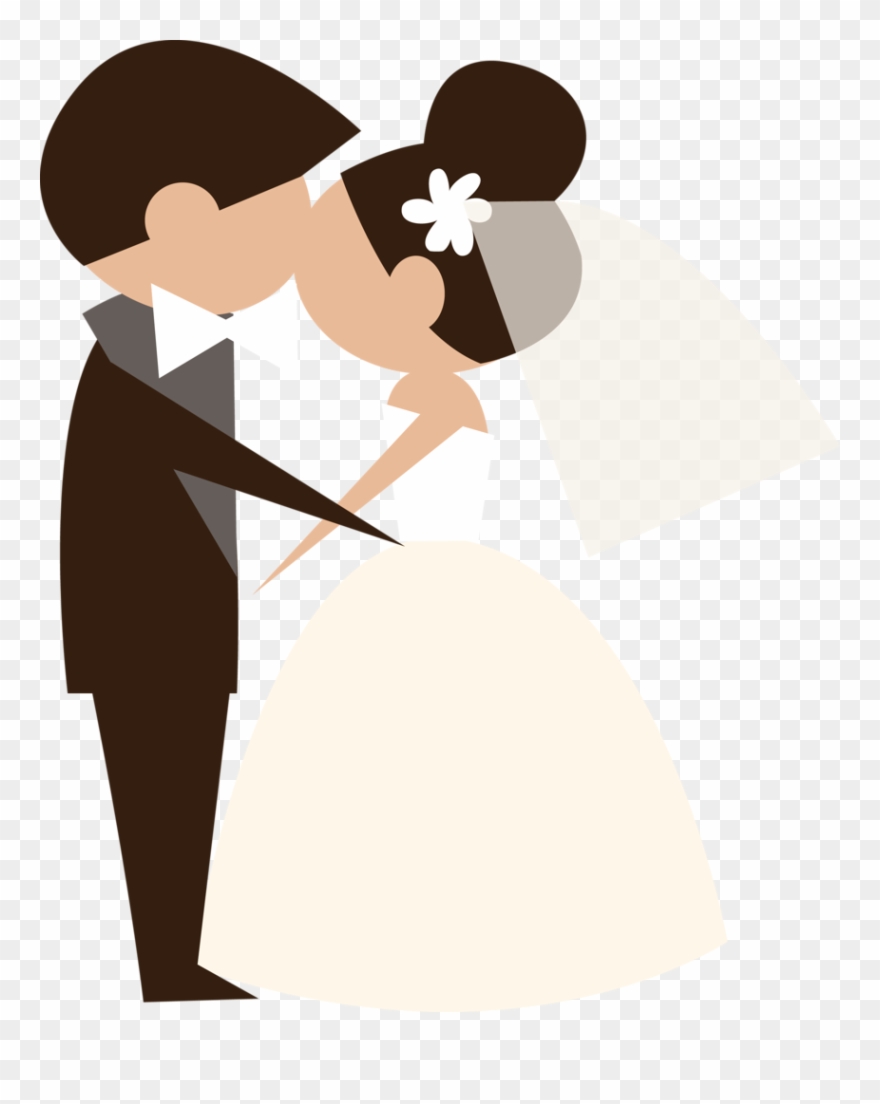 I Do ‿✿⁀○ - Husband And Wife Love Cartoon Clipart