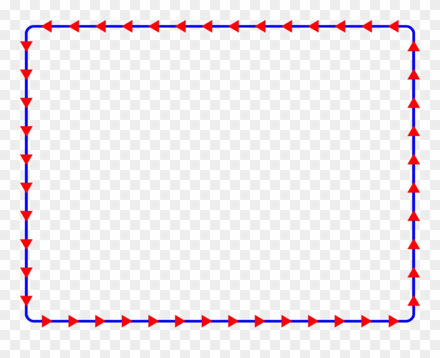 Border Blue - Circle Clipart