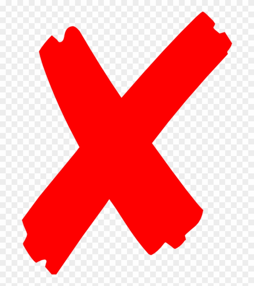Permalink To Red X Clipart - Red X Clipart - Png Download