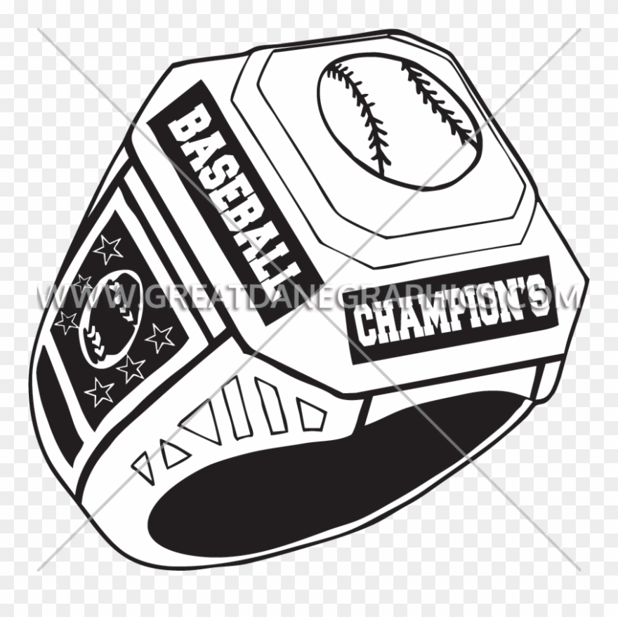 Baseball Ring Clipart Championship Ring Clip Art - Baseball Championship Rings Clipart - Png Download
