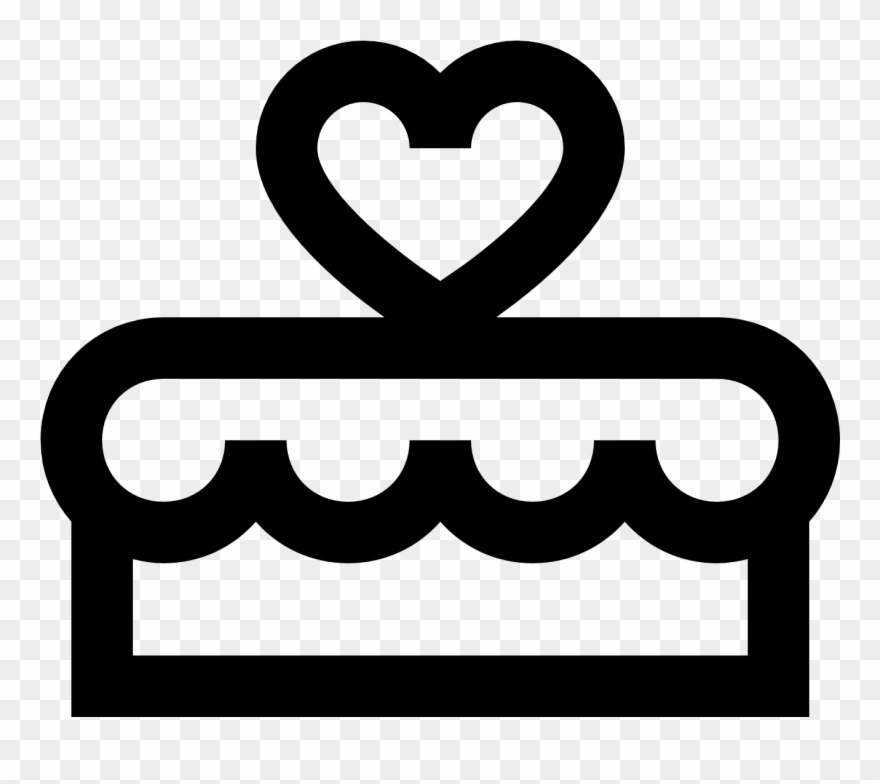 Wedding Cake Clipart Icon - Icon Birthday Png Transparent Png