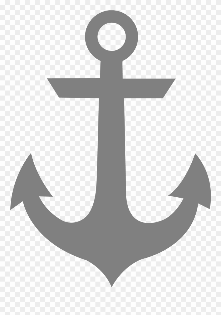 Collection Of Free Inboard - Anchor Clipart Transparent - Png Download