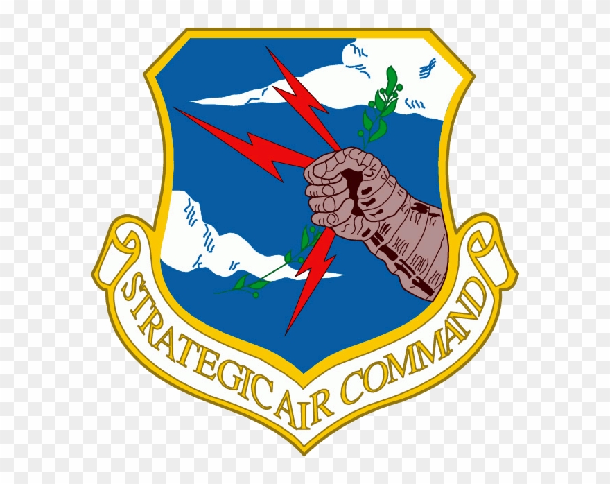 Emblem Of Strategic Air Command - Strategic Air Command Patch Clipart