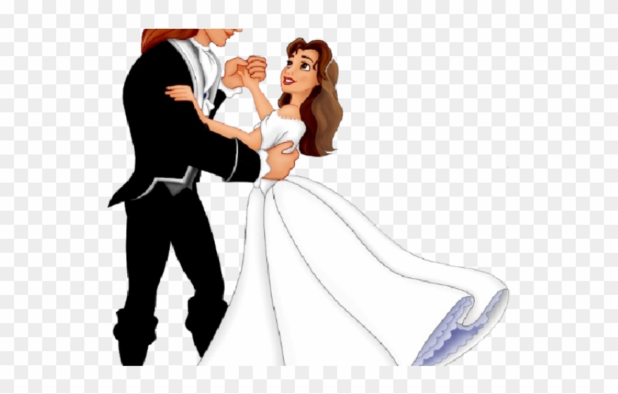 Disney Wedding Clipart - Beauty And The Beast Prince - Png Download